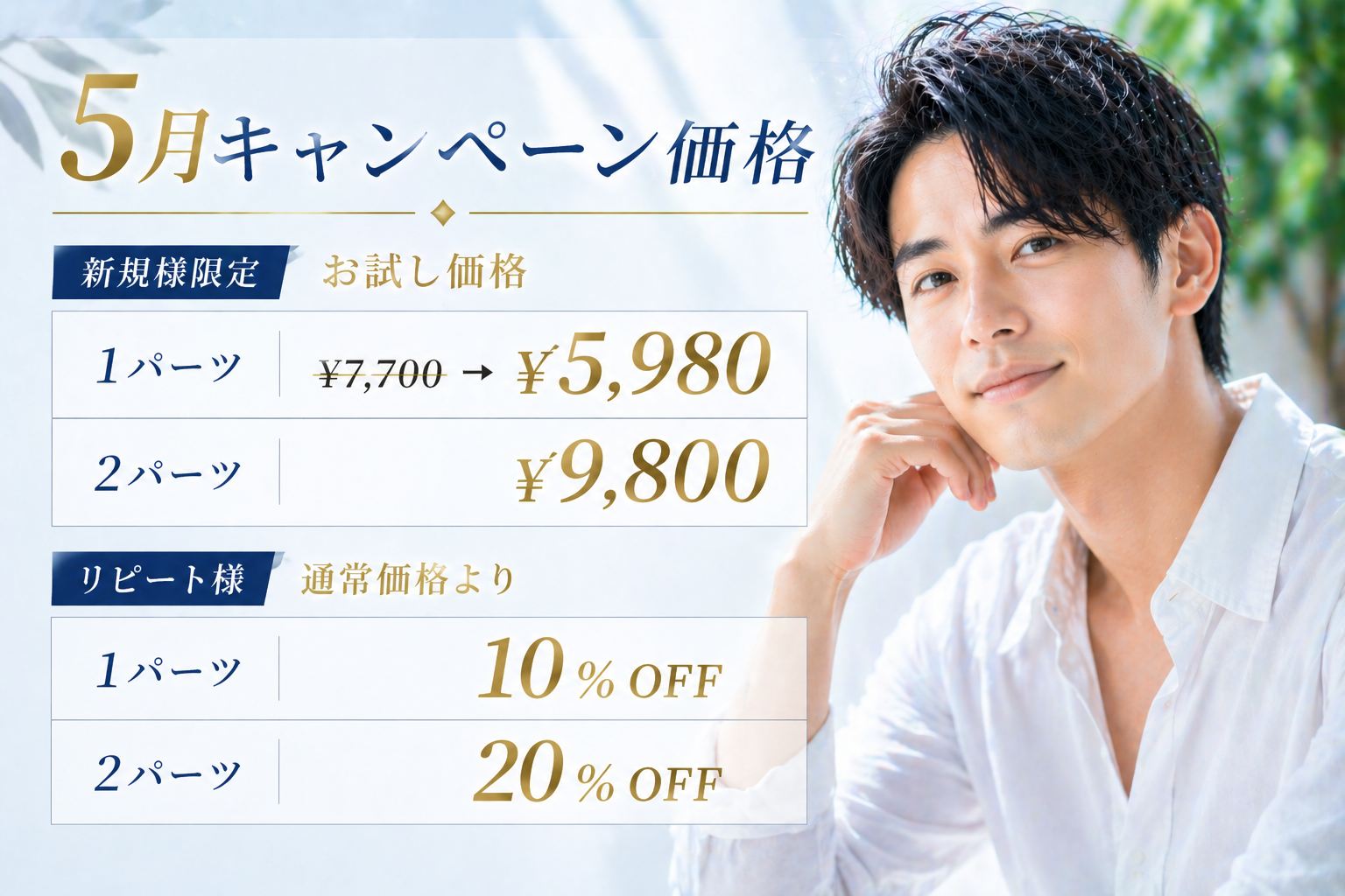 5月キャンペーンボディ脱毛価格