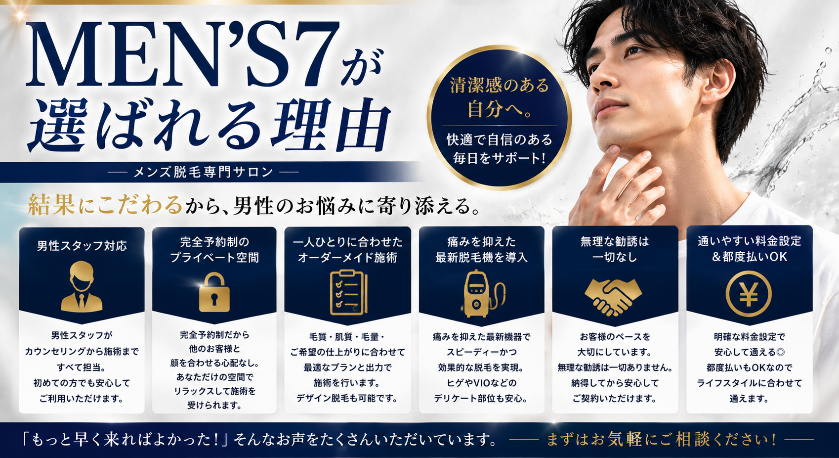 MEN'S7が選ばれる理由