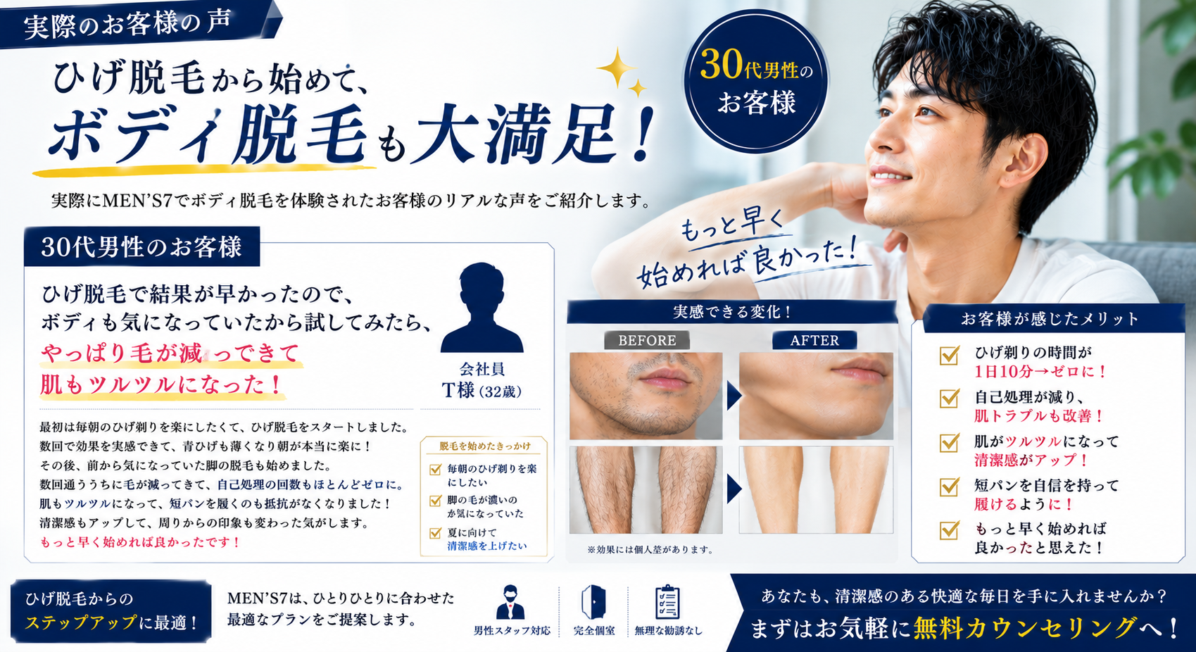 実際のお客様の声