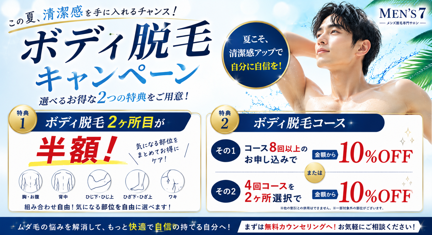ボディ脱毛キャンペーン