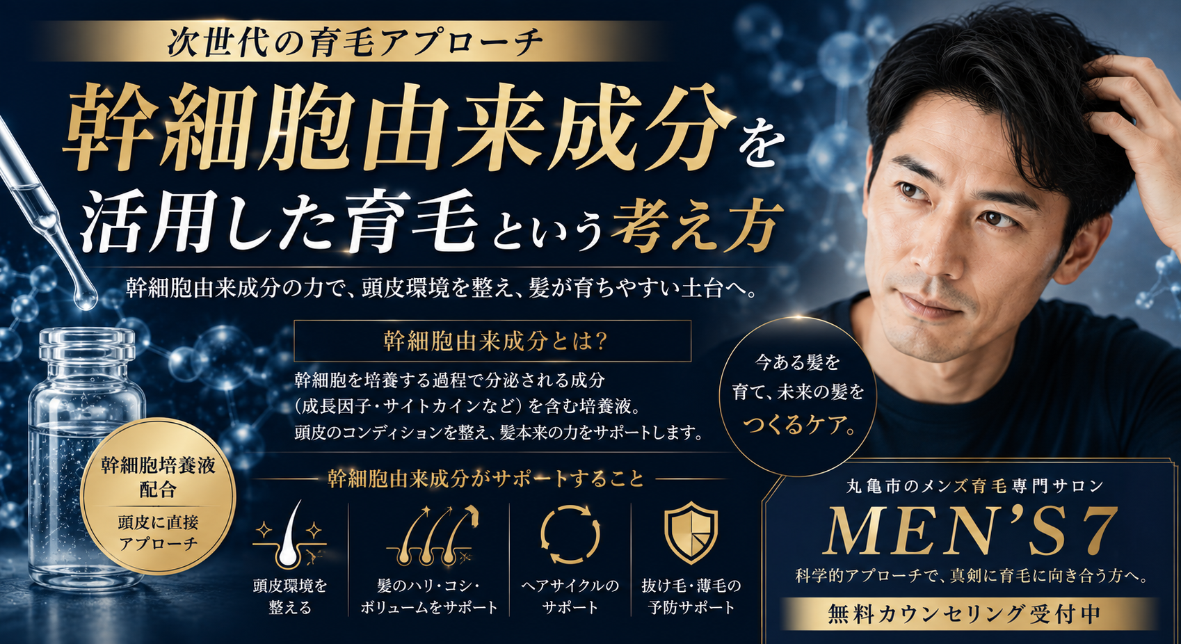 幹細胞由来成分を活用した育毛という考え方